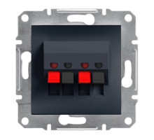 Розетка акустическая Аsfora антрацит