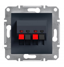 Розетка акустическая Аsfora антрацит