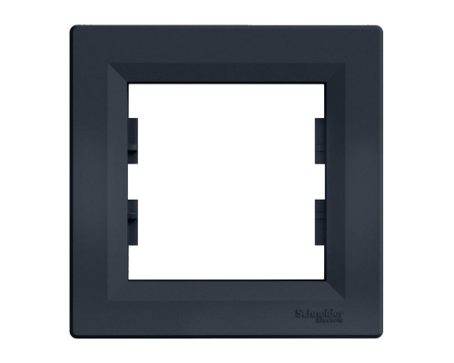 Рамка однопостовая Asfora антрацит