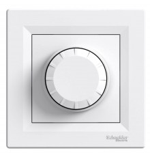 Светорегулятор поворотный с красной подсветкой белый Аsfora