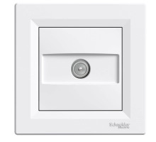 TV розетка 4db проходная белый Asfora