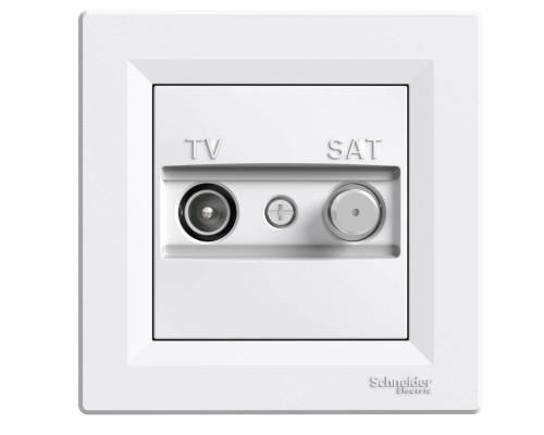TV-SAT розетка концевая белый Asfora