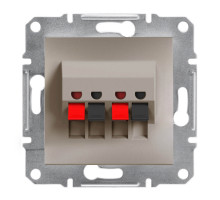 Розетка акустическая Аsfora бронза