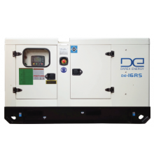 Дизельный генератор в шумопоглощающем оцинкованном корпусе DE-16RS