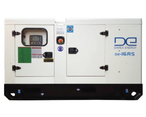 Дизельный генератор в шумопоглощающем оцинкованном корпусе DE-16RS