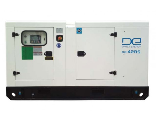 Дизельный генератор в шумопоглощающем оцинкованном кожухе DE-42RS-Zn