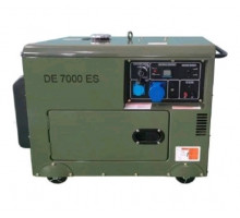 Дизельный генератор закрытого исполнения в металлическом кожухе DE 7000 ES