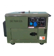 Дизельный генератор закрытого исполнения в металлическом кожухе DE 7000 ES