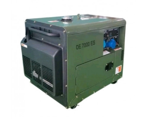 Дизельный генератор закрытого исполнения в металлическом кожухе DE 7000 ES