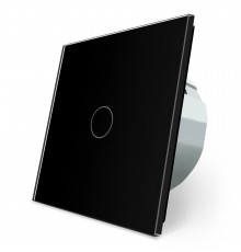 Бесконтактный диммер 1 сенсор черный стекло Livolo (VL-C701D-PRO-12)