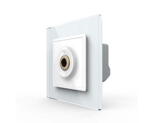 Бесконтактный выключатель 1 сенсор белый Sense Livolo (VL-C7FCU1-2WP)