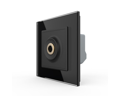 Бесконтактный выключатель 1 сенсор черный Sense Livolo (VL-C7FCU1-2BP)