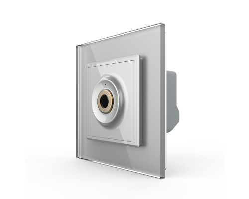 Бесконтактный выключатель 1 сенсор серый Sense Livolo (VL-C7FCU1-2IP)