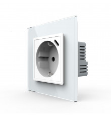 Електрична розетка з портом USB-C білий Livolo (VL-C7CTF16A.UC18W-2WP)