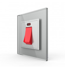 Мастер выключатель 20 ампер Livolo Серый (VL-C7KMKV20A-2IP)