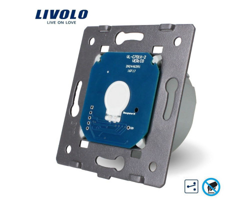 Механизм бесконтактный проходной выключатель 1 сенсор Livolo (VL-C701S-PRO)