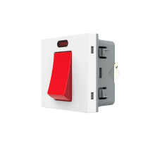 Механизм мастер выключатель 20 ампер Livolo Белый (VL-KMKV20A-2WP)