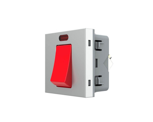 Механизм мастер выключатель 20 ампер Livolo Серый (VL-KMKV20A-2IP)