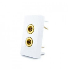 Механизм розетка аудио Banana белый Livolo (C7-91A-11)