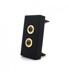 Механизм розетка аудио Banana черный Livolo (C7-91A-12)