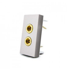 Механизм розетка аудио Banana серый Livolo (C7-91A-15)