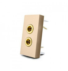 Механизм розетка аудио Banana золото Livolo (C7-91A-13)