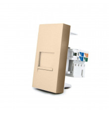 Механизм розетка интернет RJ-45 золото Livolo (C7-1C-13)