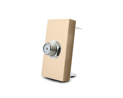 Механизм розетка спутниковая SAT золото Livolo (C7-1ST-13)