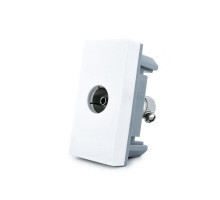 Механизм розетка телевизионная ТВ белый Livolo (C7-1V-11)