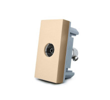 Механизм розетка телевизионная ТВ золото Livolo (C7-1V-13)