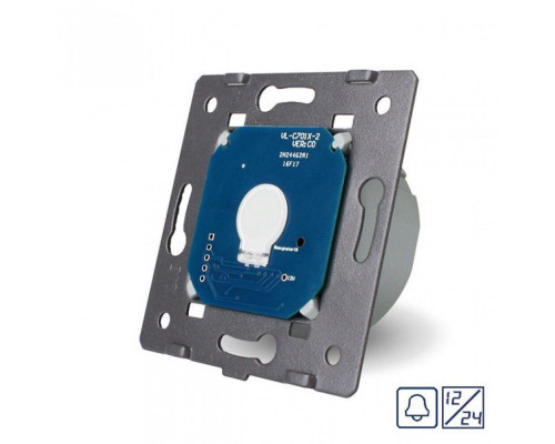 Механизм сенсорная кнопка 1 сенсор 12/24 вольт Импульсный выключатель Livolo (VL-C701CH)