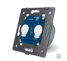 Механизм сенсорная кнопка 2 сенсора Импульсный выключатель Livolo (VL-C702H)