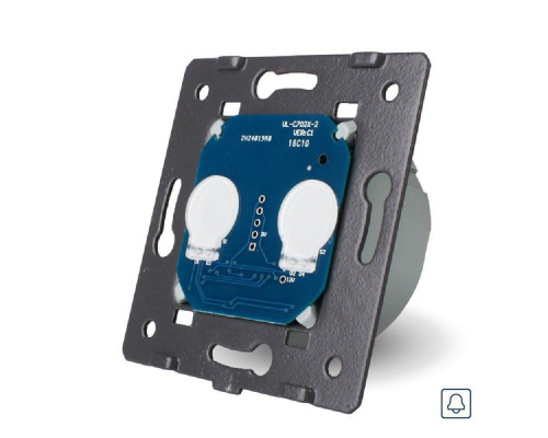 Механизм сенсорная кнопка 2 сенсора Импульсный выключатель Livolo (VL-C702H)