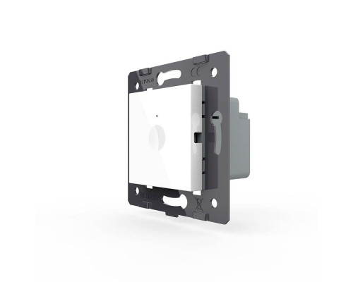 Механизм сенсорный проходной радиоуправляемый выключатель Sense 1 сенсор белый Livolo (782100311)