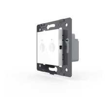 Механизм сенсорный проходной радиоуправляемый выключатель Sense 2 сенсора белый Livolo (782100411)