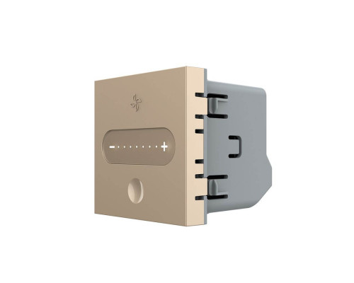 Механизм сенсорный регулятор скорости вентилятора золотой Livolo (VL-FC1GZ-2AP)