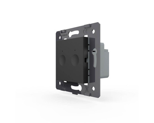 Механизм сенсорный выключатель Sense 2 сенсора черный Livolo (782000212)