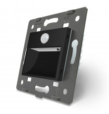 Механизм светильник для лестниц подсветка пола с датчиком движения черный Livolo (782800512)