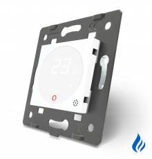 Механизм Терморегулятор со встроенным датчиком температуры Сухой контакт для котлов белый Livolo (C7-01TM3-11)