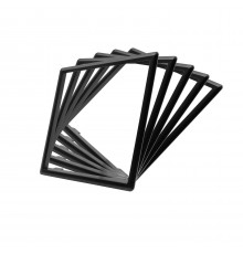 Ободок розетки 5 шт черный Livolo (DF10-12)