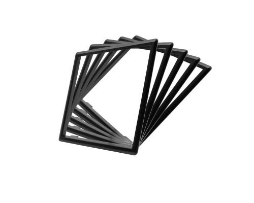 Ободок розетки 5 шт черный Livolo (DF10-12)