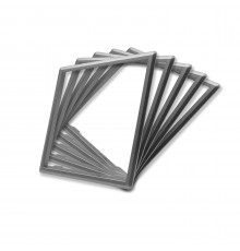 Ободок розетки 5 шт серый Livolo (DF10-15)