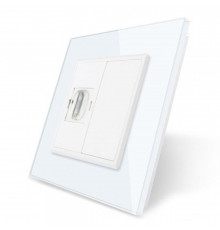 Розетка HDMI белый стекло Livolo (VL-C791HD-11)