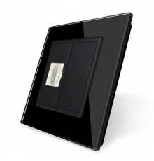 Розетка HDMI черный стекло Livolo (VL-C791HD-12)