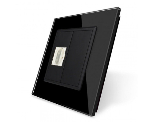 Розетка HDMI черный стекло Livolo (VL-C791HD-12)