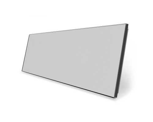 Сенсорная панель для выключателя Х сенсоров (Х-Х-Х-Х) серый стекло Livolo (C7-CХ/CХ/CХ/CХ-15)