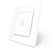 Сенсорный выключатель Sense 1 сенсор белый Livolo (722000111)