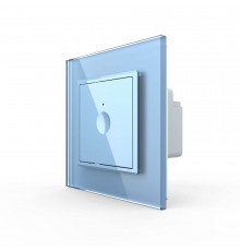 Сенсорный выключатель Sense 1 сенсор голубой Livolo (722000119)