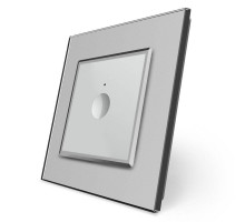 Сенсорный выключатель Sense 1 сенсор серый Livolo (722000115)