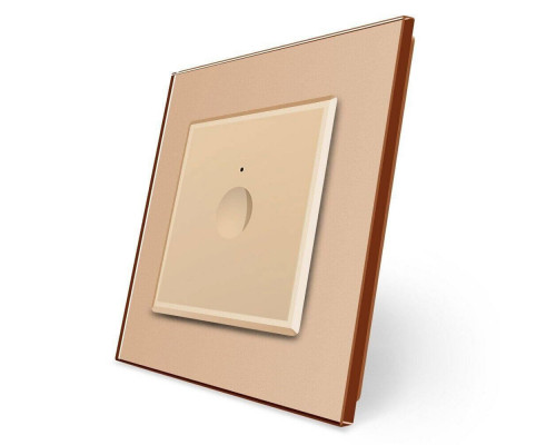 Сенсорный выключатель Sense 1 сенсор золото Livolo (722000113)